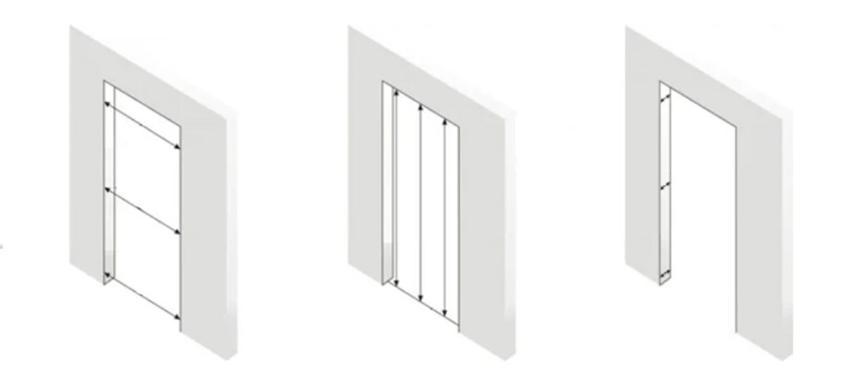 Як правильно заміряти розміри дверного отвору