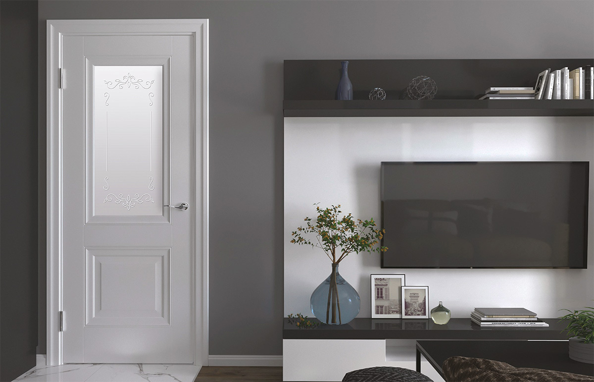 Пофарбовані міжкімнатні двері