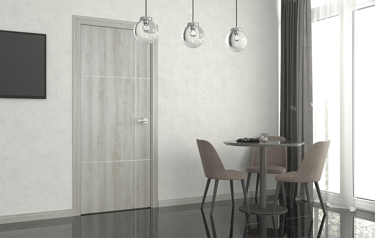 Стильные межкомнатные двери в интерьере квартиры