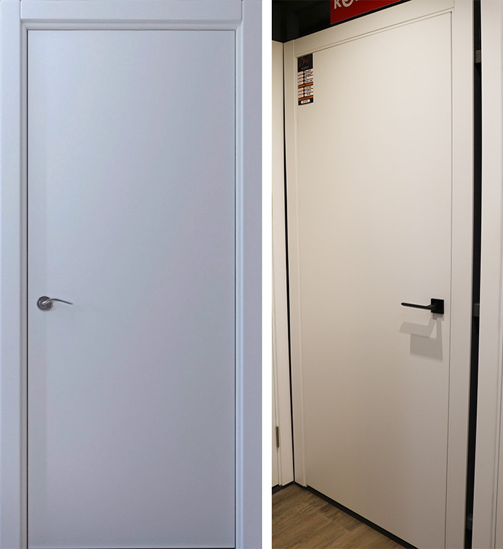 Двері білі міжкімнатні гладкі – 2599 грн за полотно