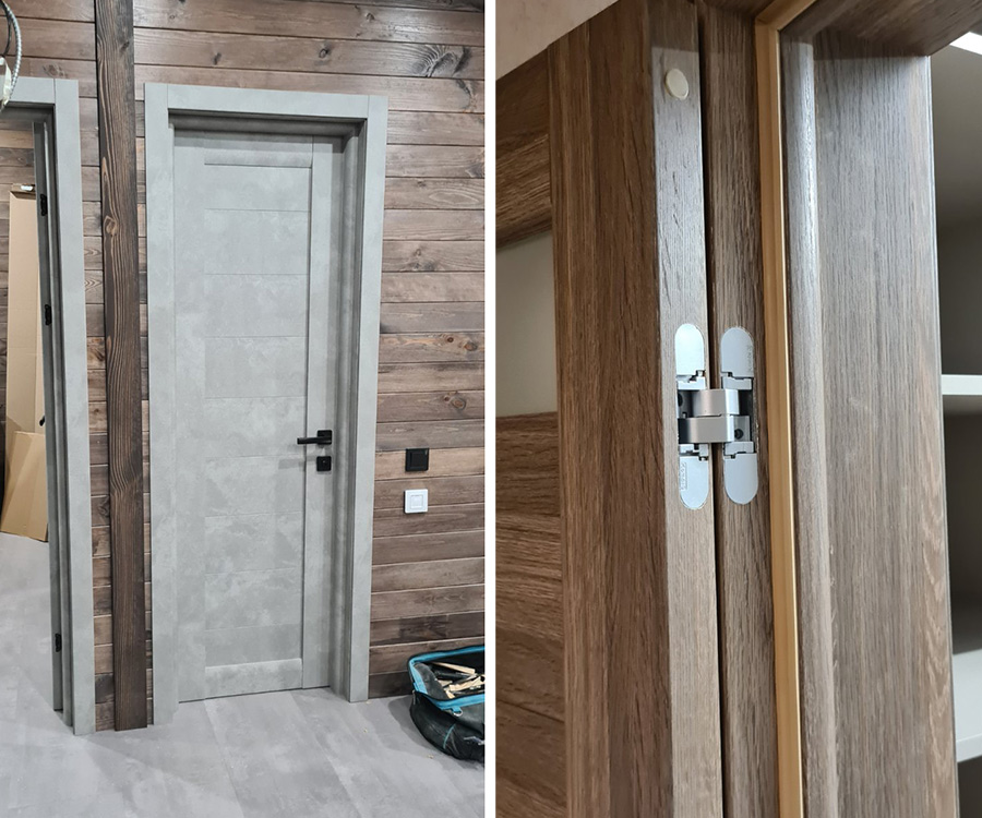 Фото встановлених дверей від магазину Interior-Doors