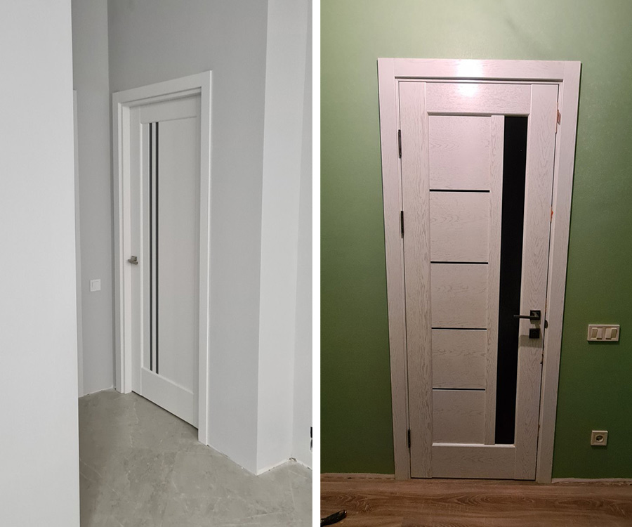 Фото встановлених дверей від магазину Interior-Doors