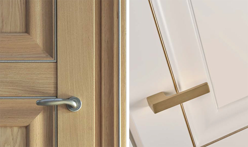 Дверні ручки різних типів, форми, стилю та кольору