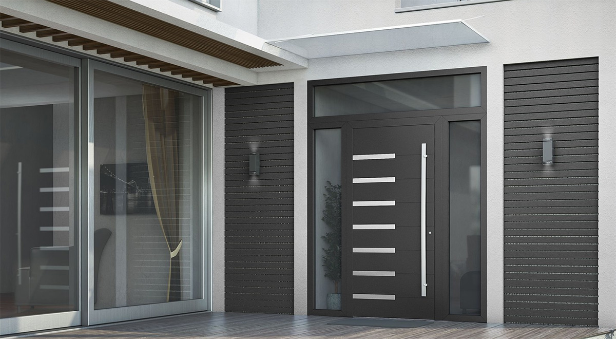 Енергоефективні вхідні двері зі склопакетами