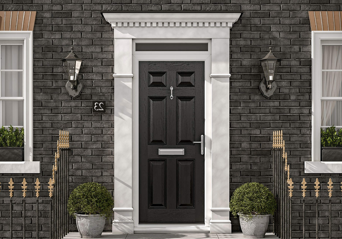 Вхідні двері в стилі кантрі